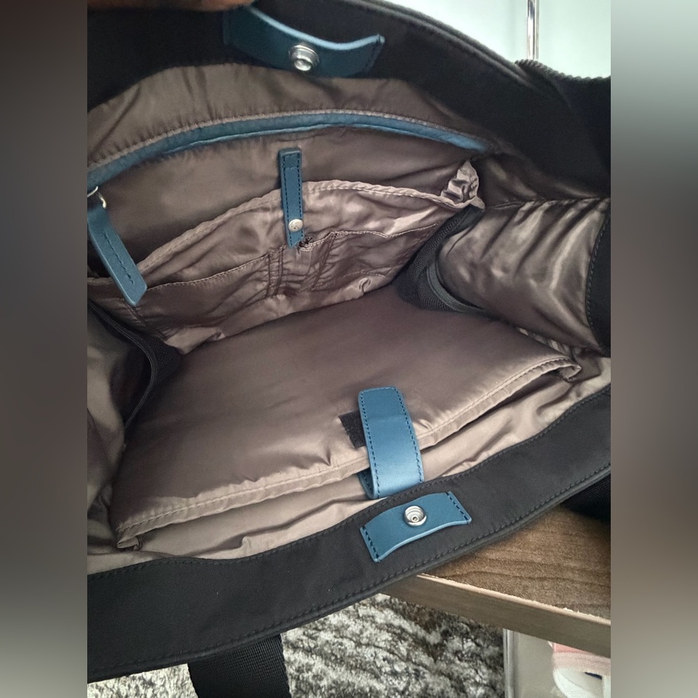 NWT Ted Baker Deptford Laptop Tote Bag Black (Noir) $310 CAD - Picture 8 of 16